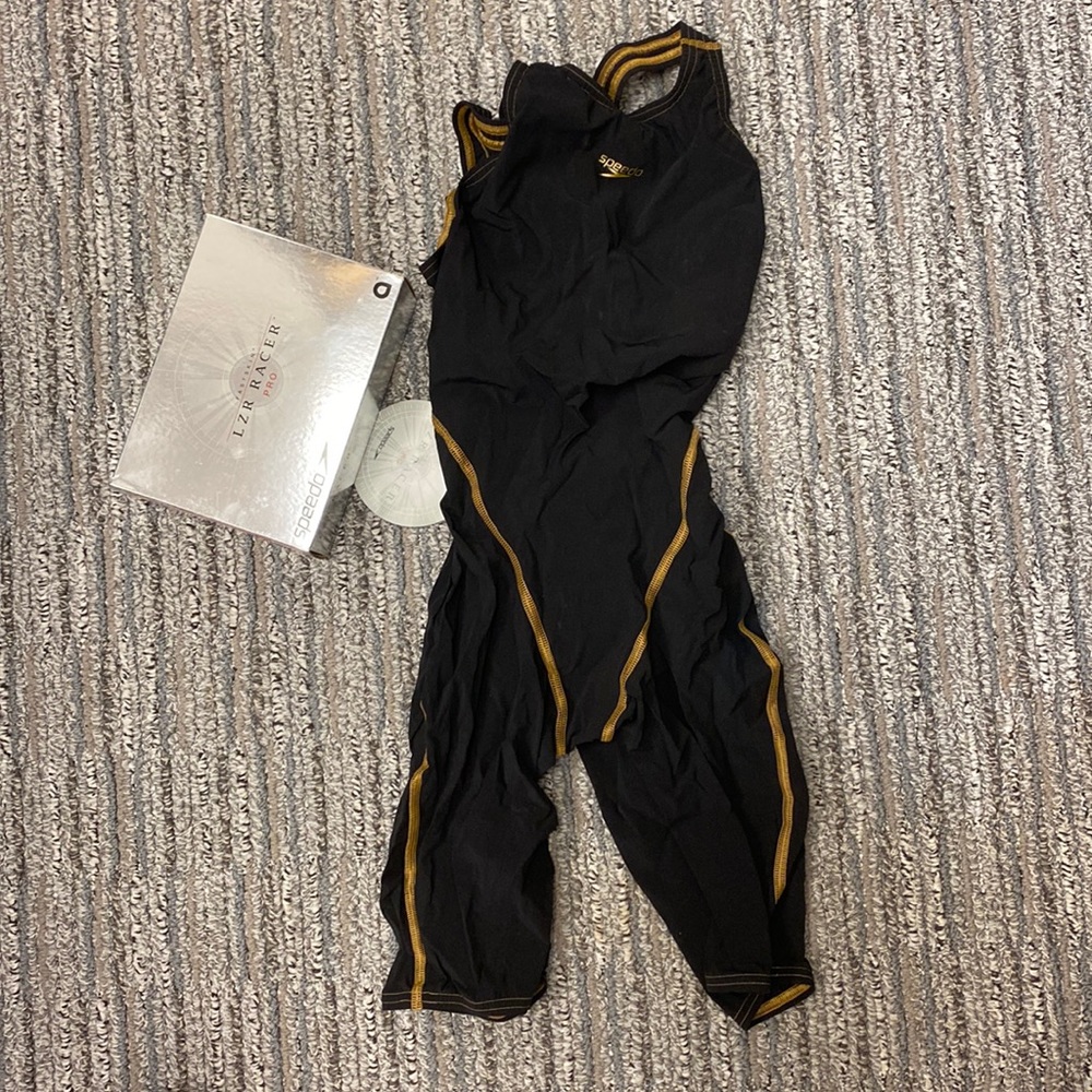 Speedo LZR pro gold/black - new with box and tags